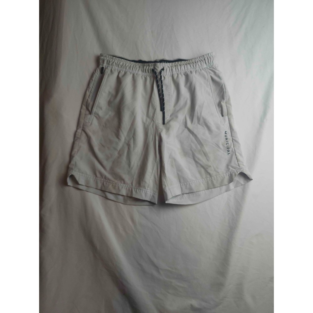 Municipal Athletic Shorts Mens Small Gray Woven Streetwear Urban Utility Norm
